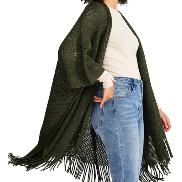 Steve Madden Dusty Pink Shrug Sweater Cozy Knit - Picture 3 of 8